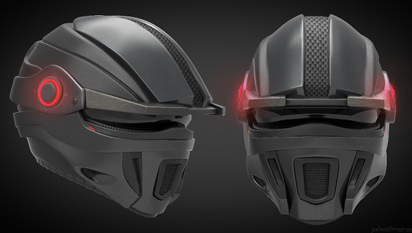 Helm dengan desain tiga dimensi yang mengagumkan
